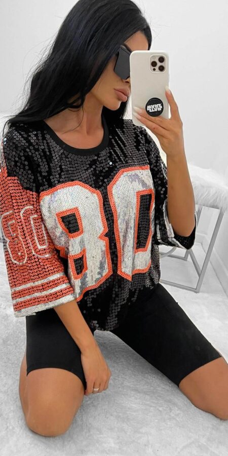 Black Orange T-shirt (Bling_Bling_B)