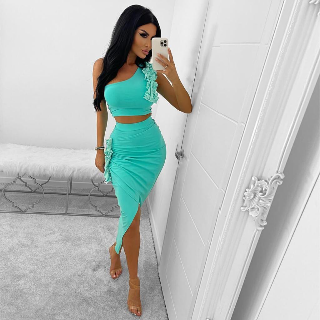 Compleu Inna Turquoise