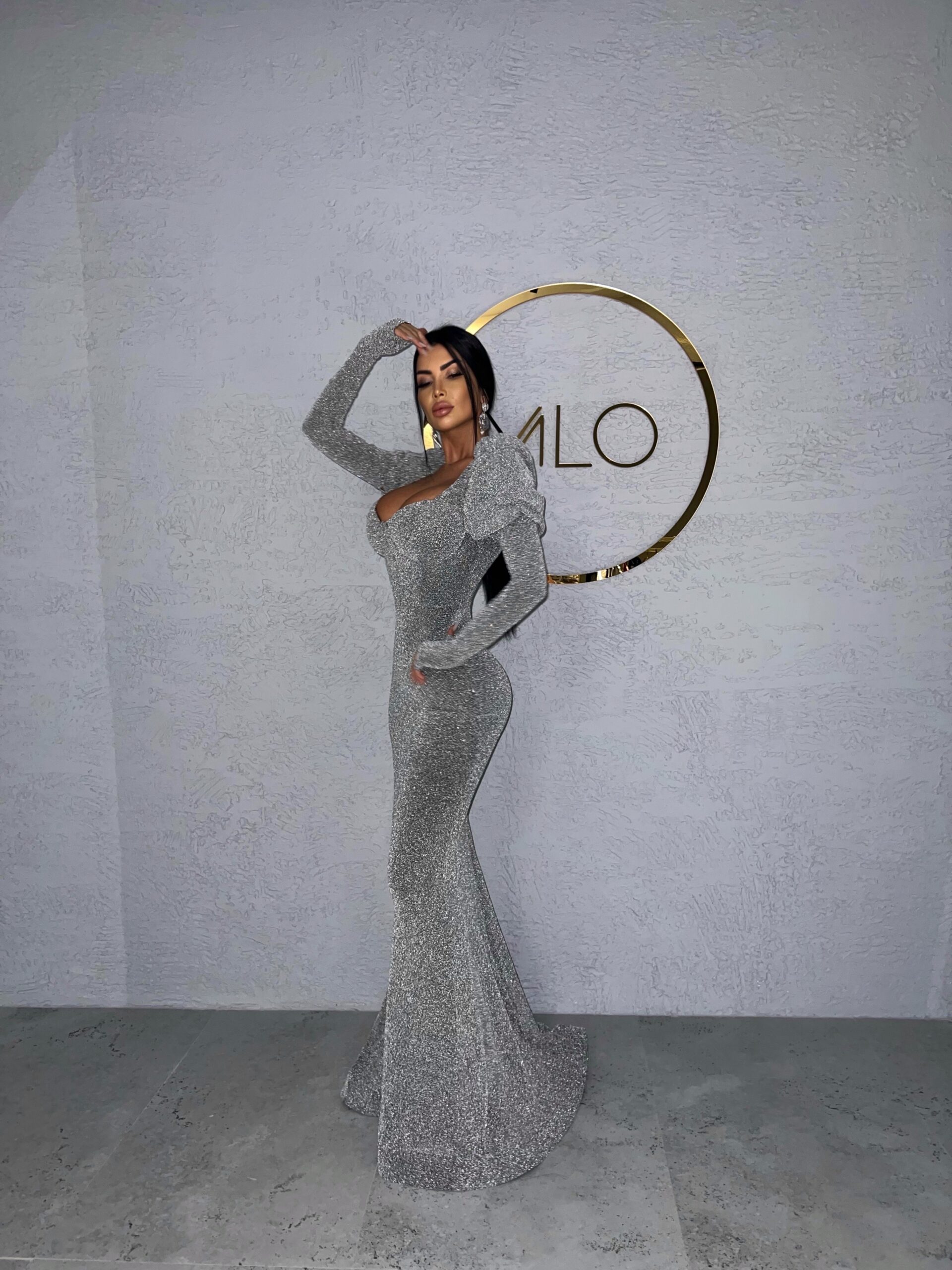 Rochie Miabell Silver 7 Rochie Miabell Silver - imagine 7