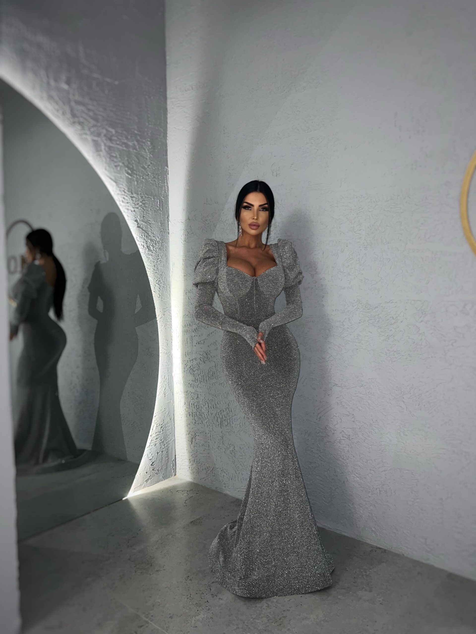 Rochie Miabell Silver 8 Rochie Miabell Silver - imagine 8