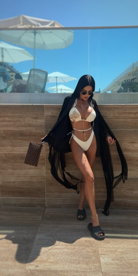 Costum de baie Sunshine alb