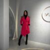 Palton LuxePantera Fuchsia