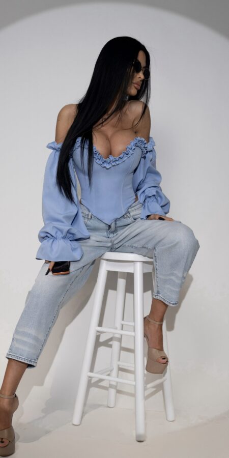 Alternative view of Corset Nance Baby Blue